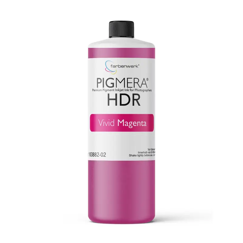farbenwerk Pigmera HDR Flasche Vivid Magenta