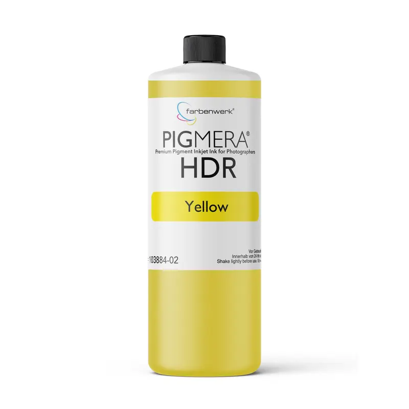 farbenwerk Pigmera HDR Flasche Yellow