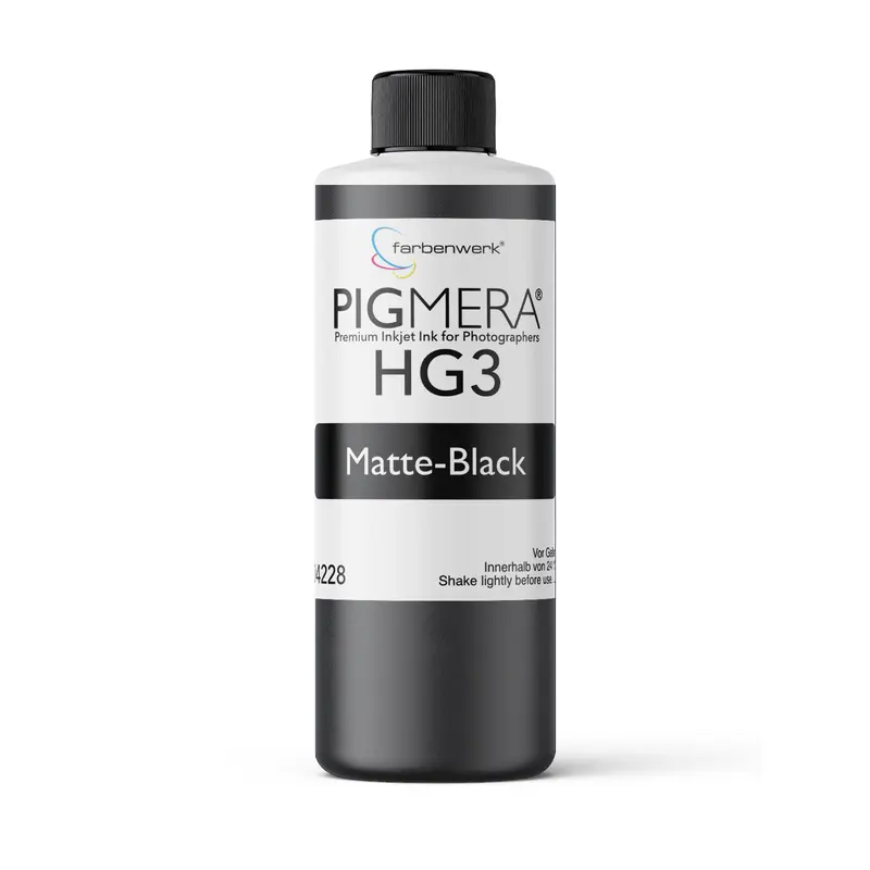 farbenwerk Pigmera HG3 Flasche 100ml Matte-Black