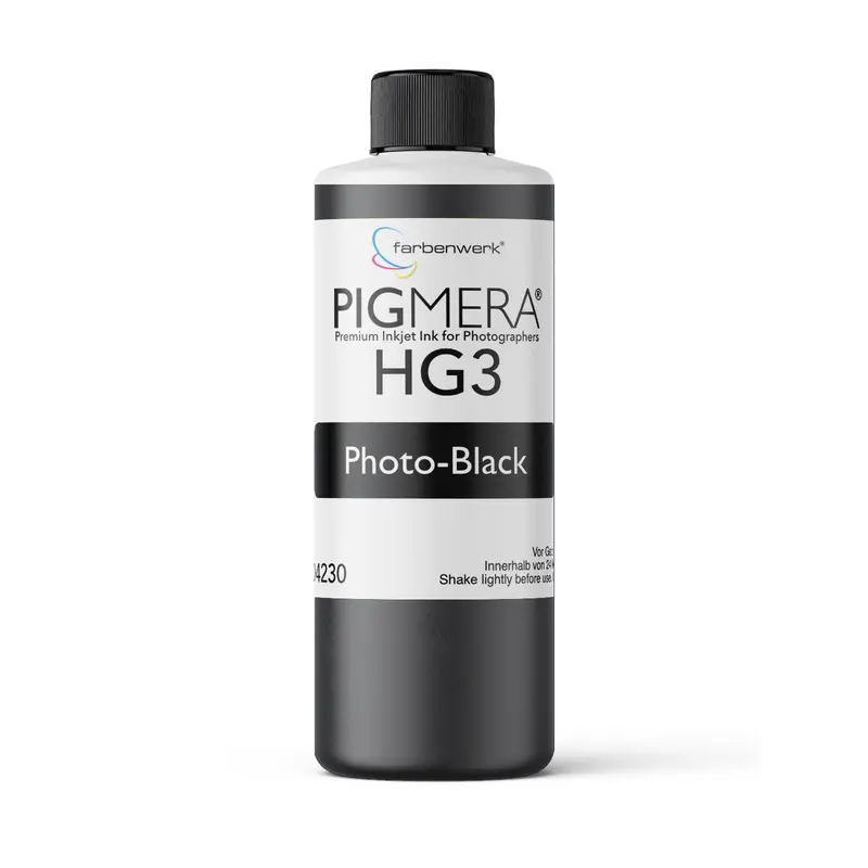 farbenwerk Pigmera HG3 Flasche 100ml Photo-Black