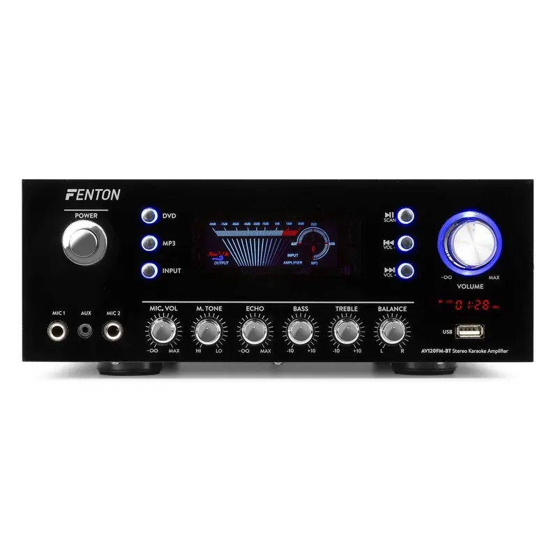 Fenton Stereo Amplifier AV120FM-BT