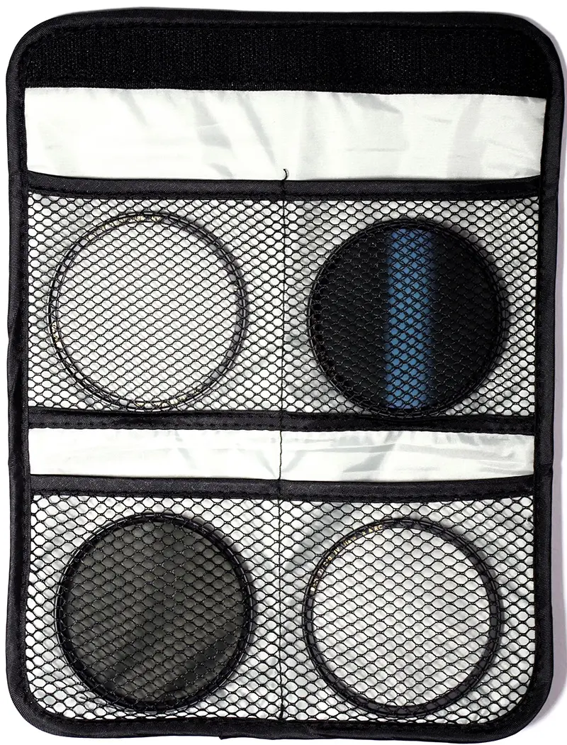 Filteretui Nylon für 4 Filter bis Ø 86mm B4