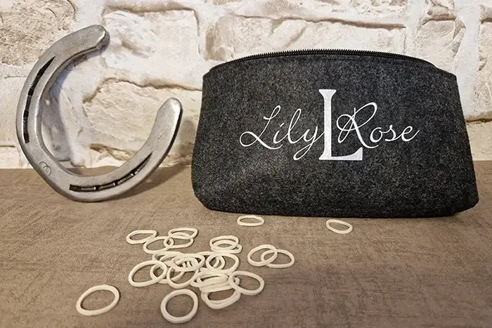 Filz-Mäppchen mit personalisiertem Aufdruck