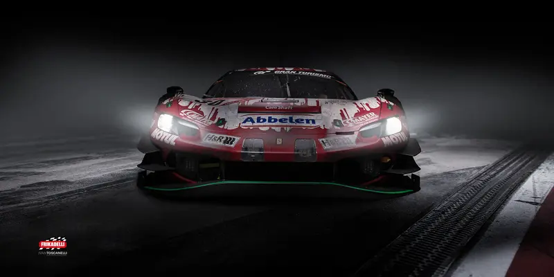 Frikadelli Ferrari 296 GT3 Nürburgring 24h 2023 front