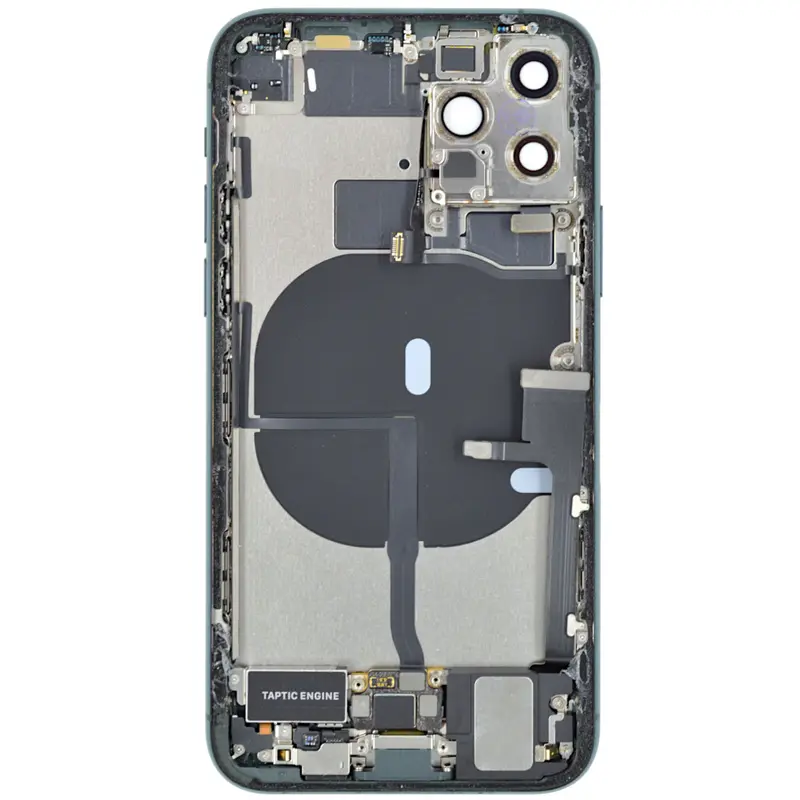 Gehäuse kompatibel für iPhone 11 PRO midnight green bestückt "PULLED" EU