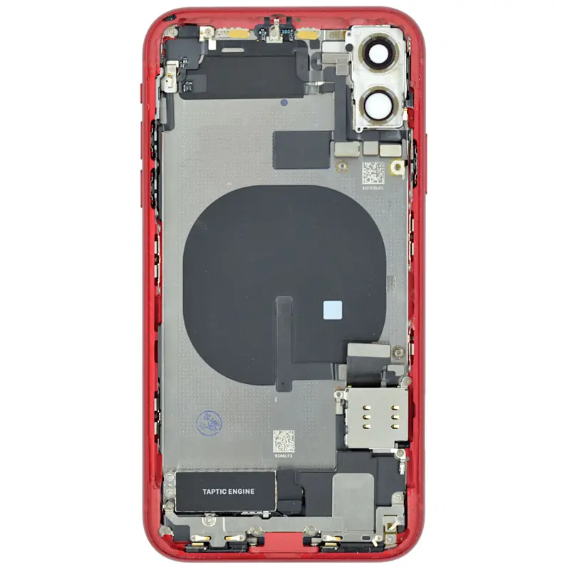 Gehäuse kompatibel für iPhone 11 rot bestückt "PULLED" EU