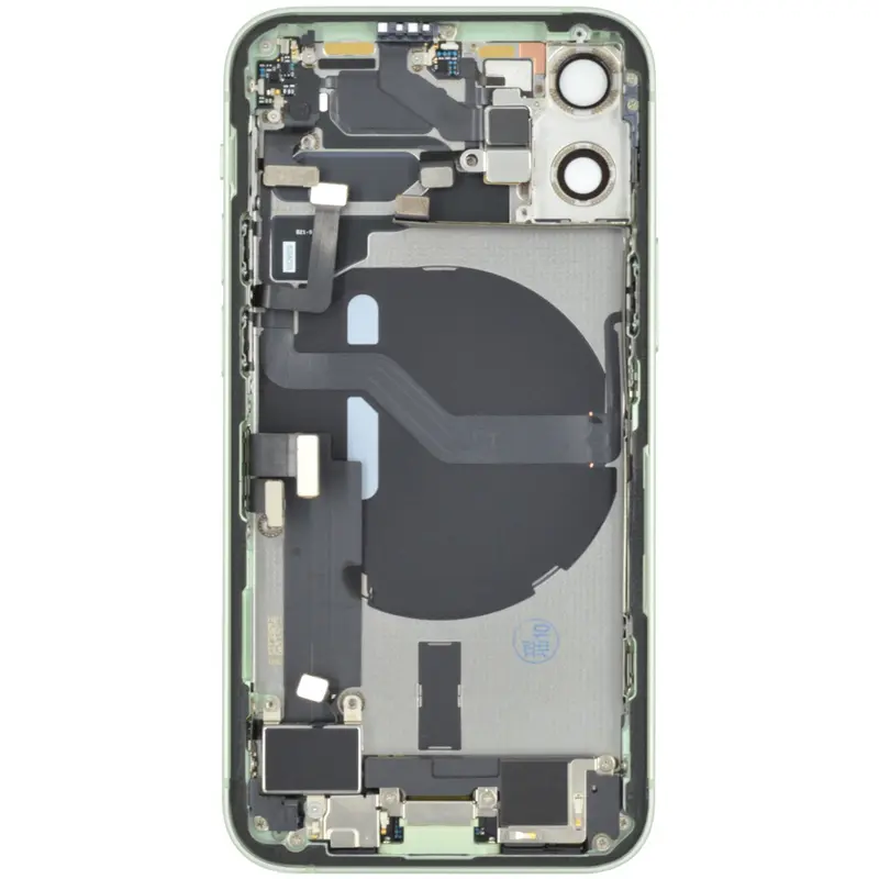 Gehäuse kompatibel für iPhone 12 mini grün bestückt "PULLED" EU
