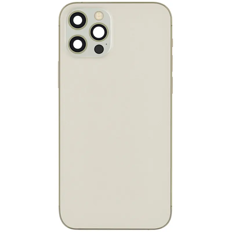 Gehäuse kompatibel für iPhone 12 PRO gold bestückt "PULLED" EU