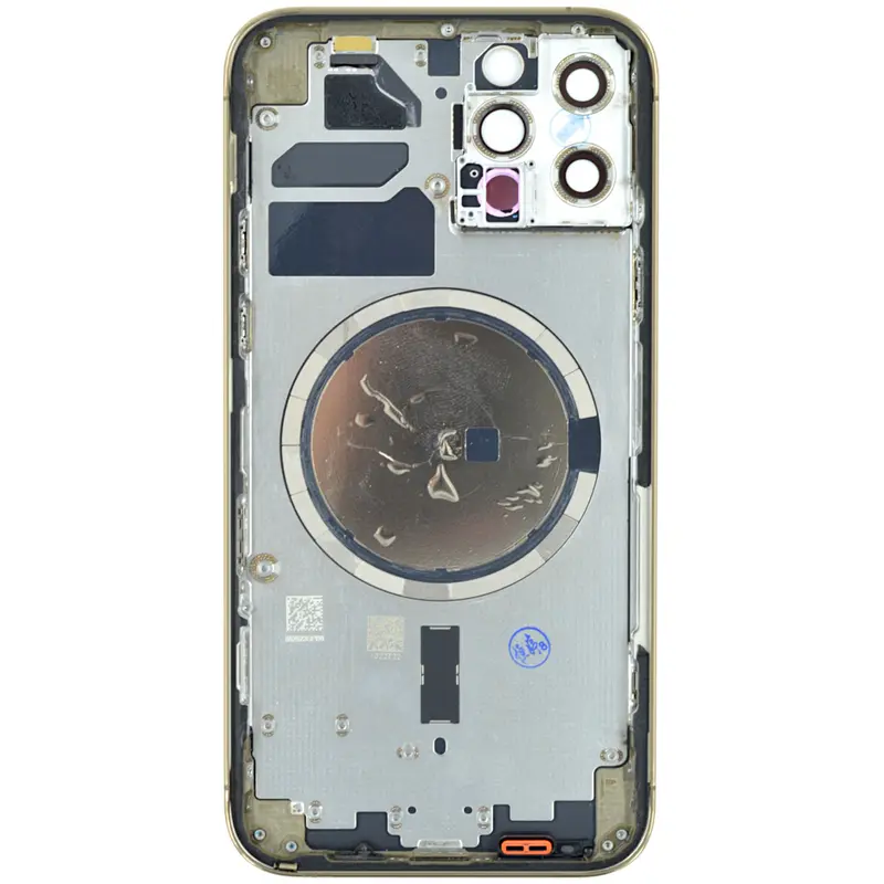 Gehäuse kompatibel für iPhone 12 Pro gold "PULLED" EMPTY EU