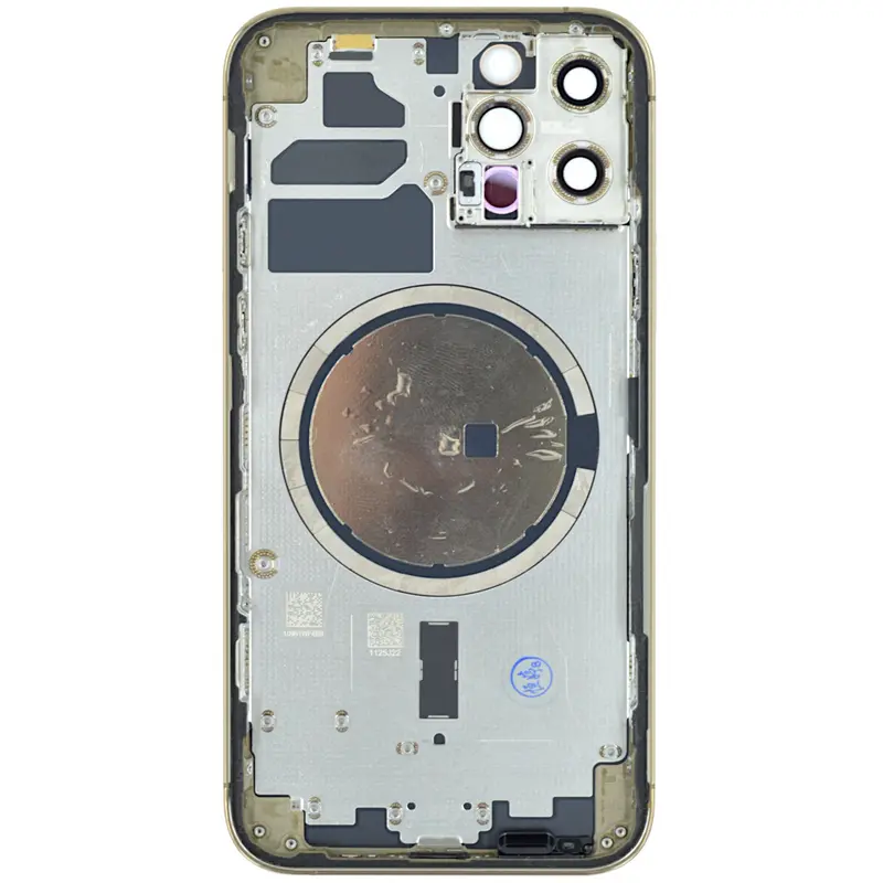 Gehäuse kompatibel für iPhone 12 Pro gold "PULLED" EMPTY US