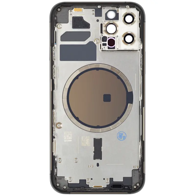Gehäuse kompatibel für iPhone 12 Pro graphit "PULLED" EMPTY EU