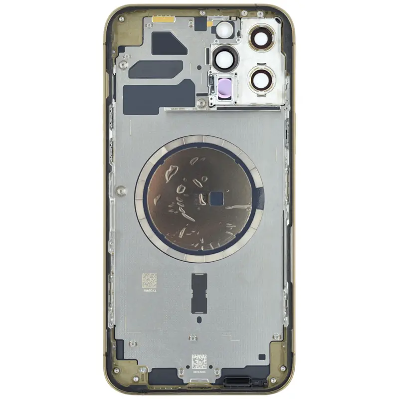 Gehäuse kompatibel für iPhone 12 Pro Max gold "PULLED" EMPTY EU
