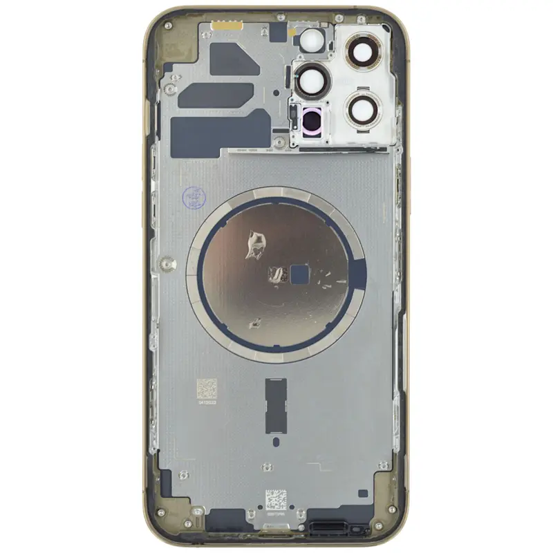 Gehäuse kompatibel für iPhone 12 Pro Max gold "PULLED" EMPTY US