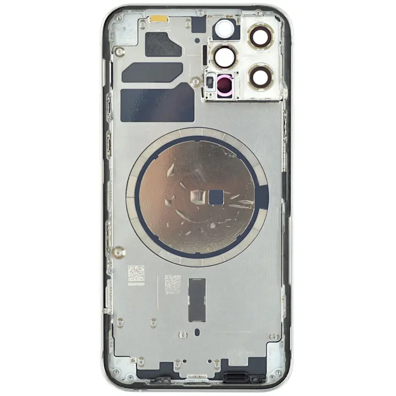Gehäuse kompatibel für iPhone 12 Pro silber "PULLED" EMPTY US