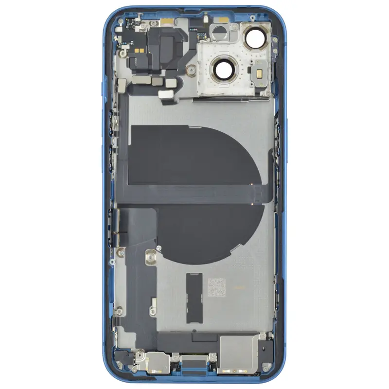 Gehäuse kompatibel für iPhone 13 Blau bestückt "PULLED" US