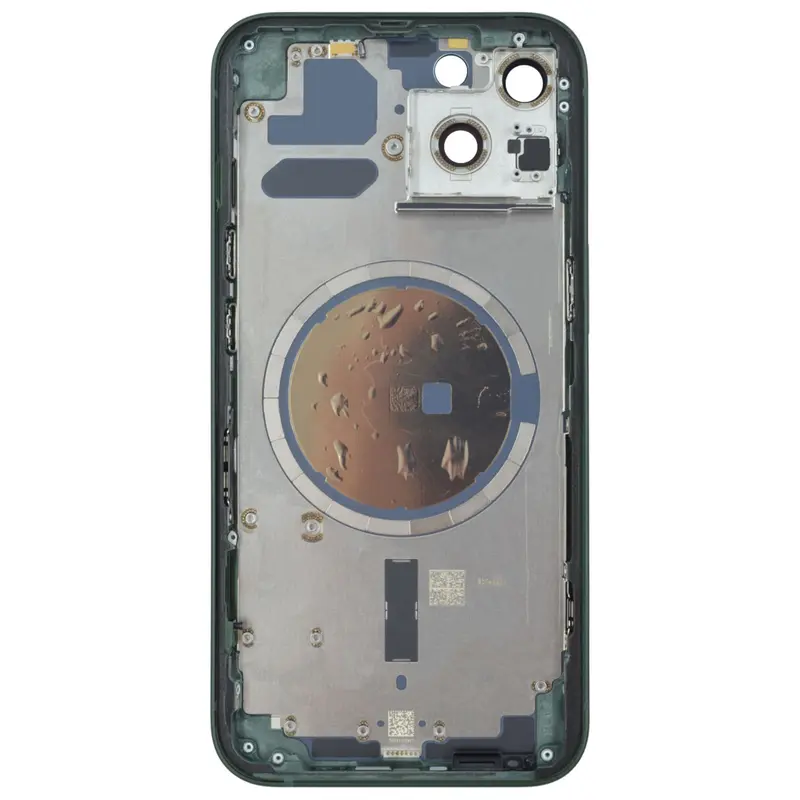 Gehäuse kompatibel für iPhone 13 Grün "PULLED" EMPTY US