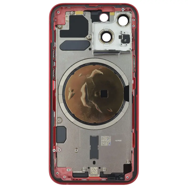 Gehäuse kompatibel für iPhone 13 mini Rot "PULLED" EMPTY US