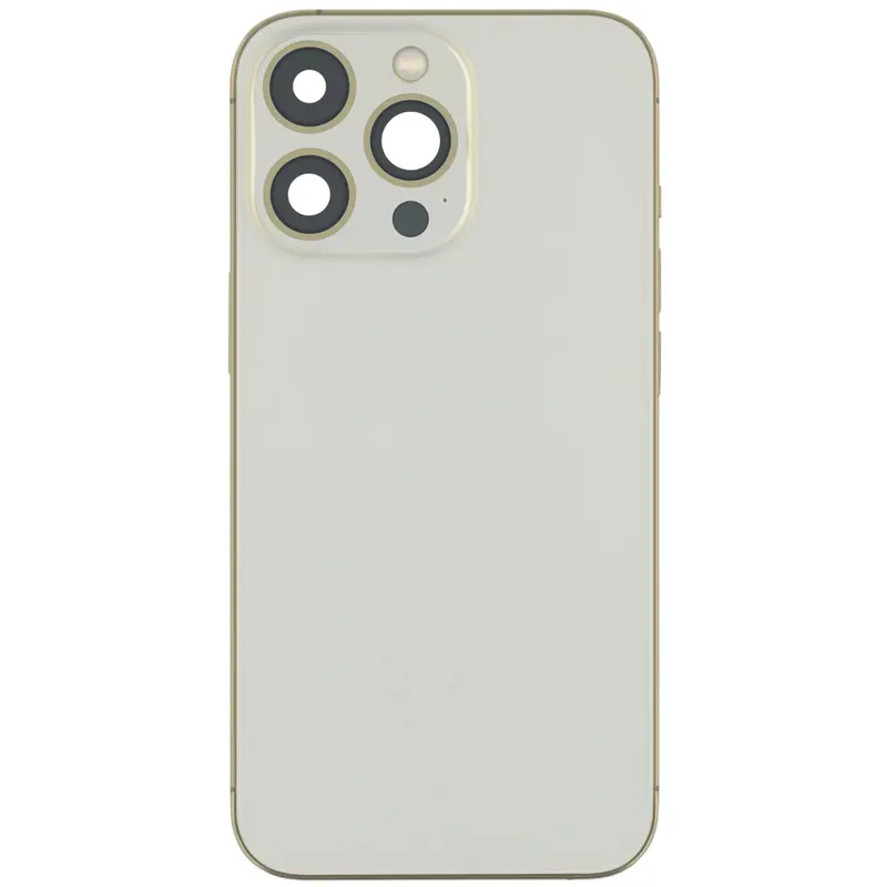 Gehäuse kompatibel für iPhone 13 Pro Gold bestückt "PULLED" EU