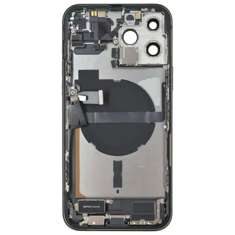 Gehäuse kompatibel für iPhone 13 Pro Max Alpingrün bestückt "PULLED" US