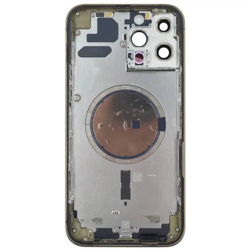 Gehäuse kompatibel für iPhone 13 Pro Max Gold "PULLED" EMPTY EU