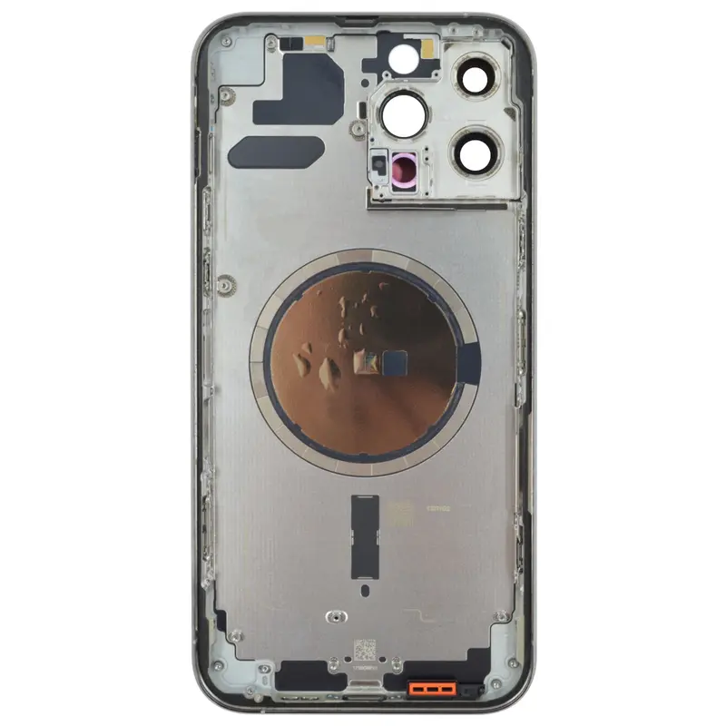 Gehäuse kompatibel für iPhone 13 Pro Max Silber/Weiß "PULLED" EMPTY EU