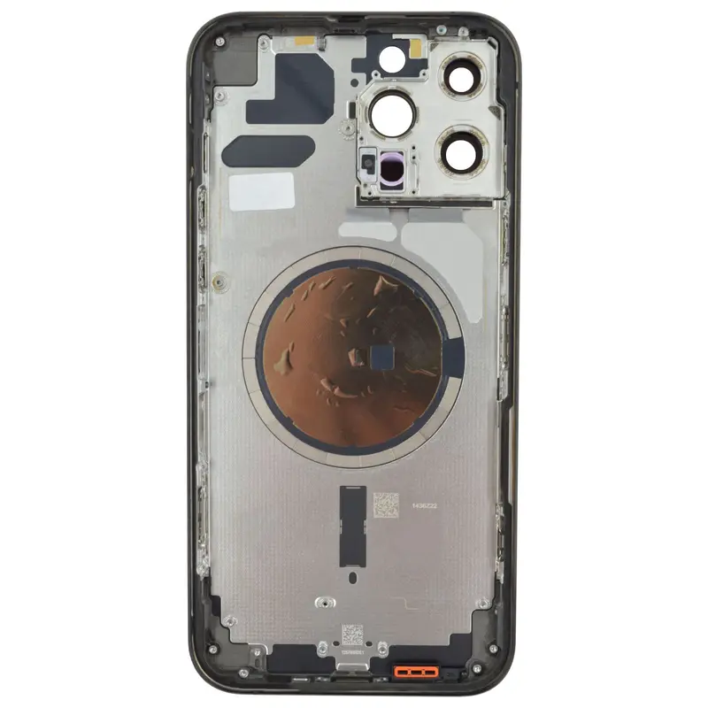Gehäuse kompatibel für iPhone 13 Pro Max Silber/Weiß "PULLED" EMPTY US