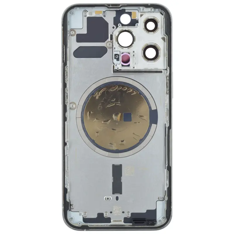 Gehäuse kompatibel für iPhone 13 Pro Silber/Weiß "PULLED" EMPTY EU