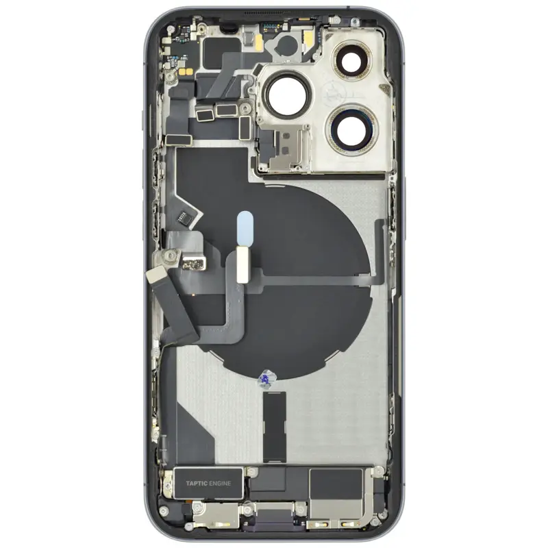 Gehäuse kompatibel für iPhone 14 Pro Dunkellila bestückt "PULLED" EU