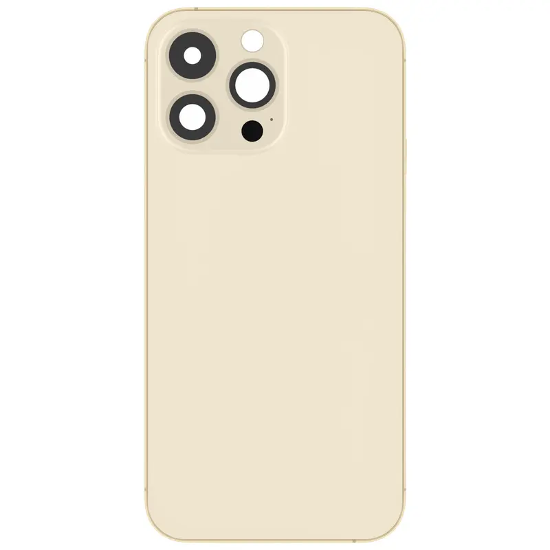 Gehäuse kompatibel für iPhone 14 Pro Max Gold bestückt "PULLED" EU