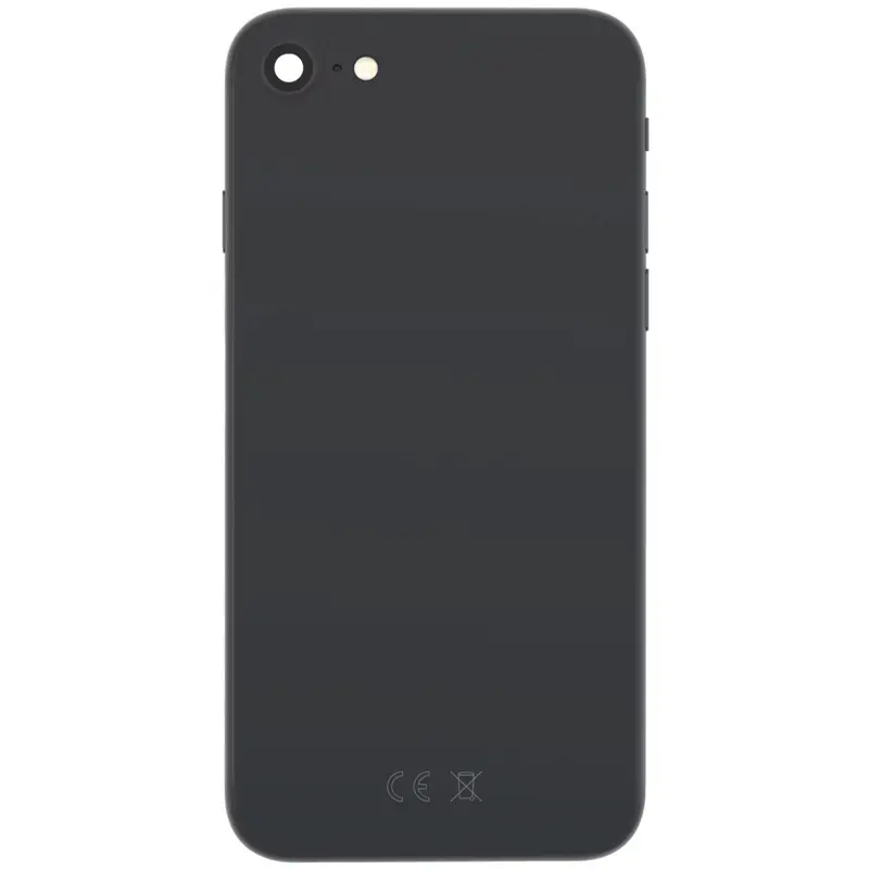 Gehäuse kompatibel für iPhone SE 2020 schwarz bestückt "PULLED" EU
