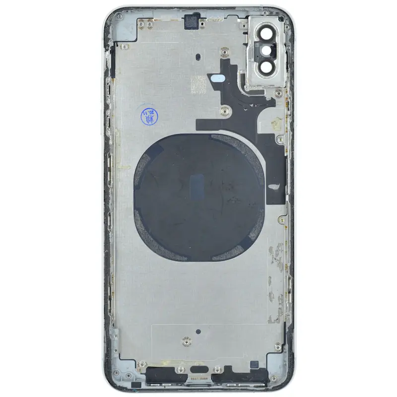 Gehäuse kompatibel für iPhone XS MAX weiß "PULLED" EMPTY EU