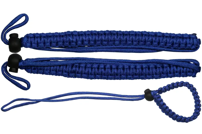Handschlaufe passend für DSLR Kamera einstellbar geflochten blau 18 mm breit