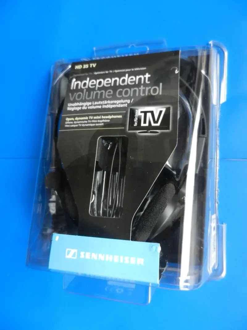 HD35TV MP3 Kopfhörer Original Sennheiser NEU mit 3m Verlängerungskabel , ohne Lautstärkeregler.