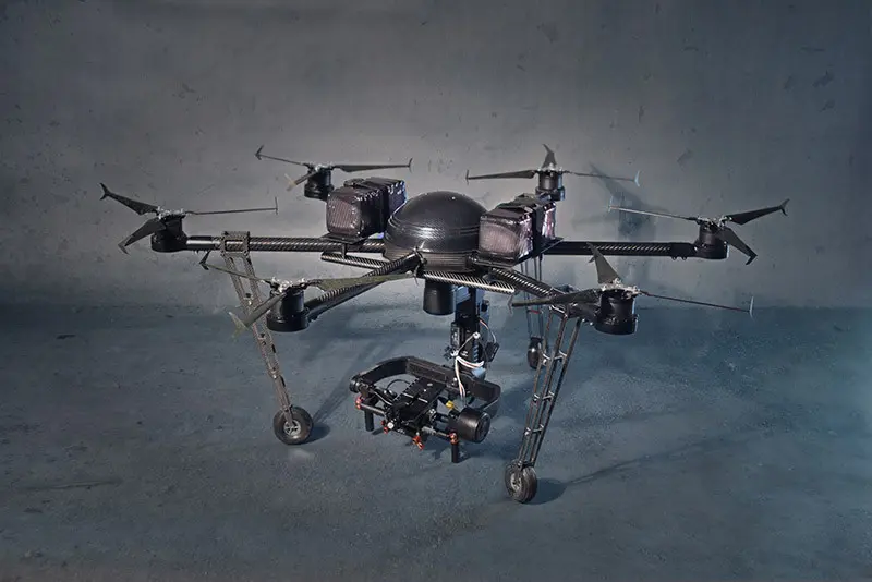 Hexa H950LR, carbon, Titanium Line. >80 Min flight time