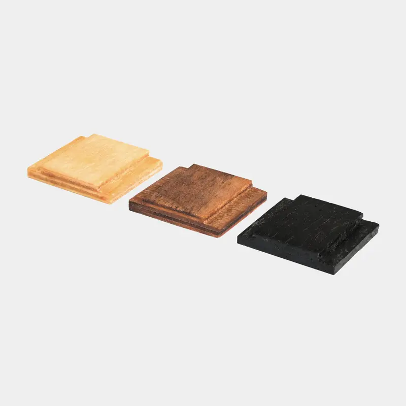 Holz Blitzschuhabdeckung 3er Set gemischt
