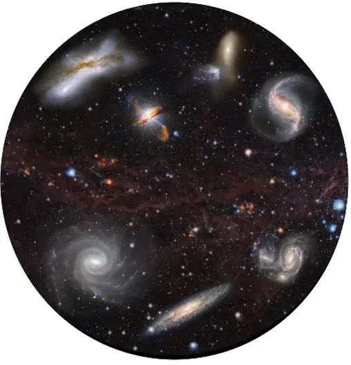 Homestar Planetarium Disc - Sky Disc Galaxies