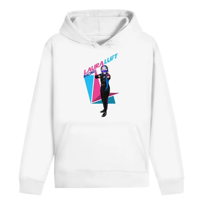 Hoodie Rennfahrerin Laura Luft Racing