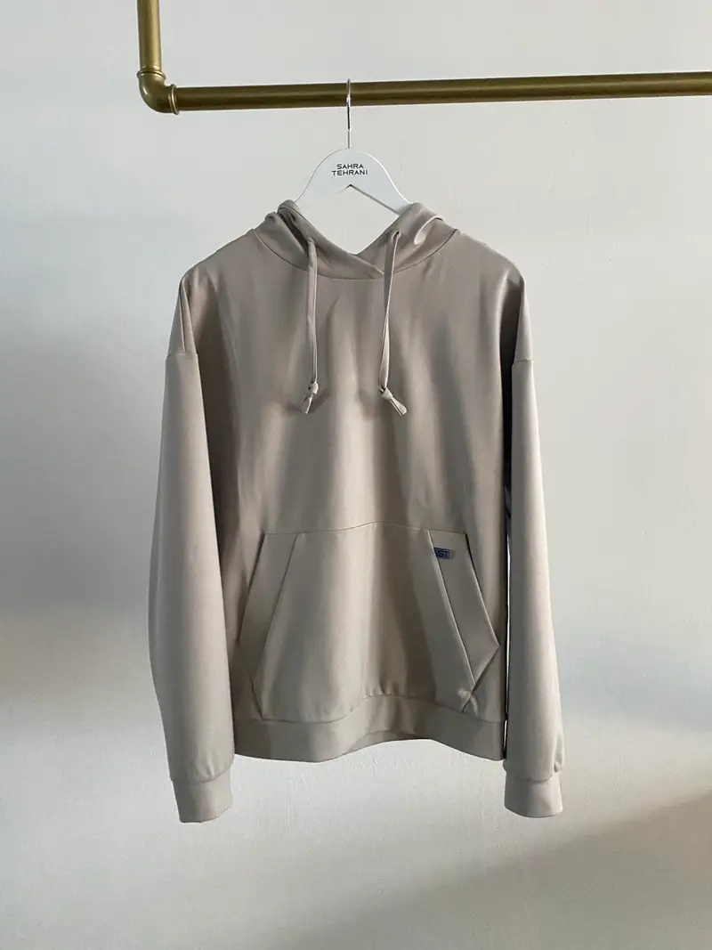 Hoody Butterfly Beige
