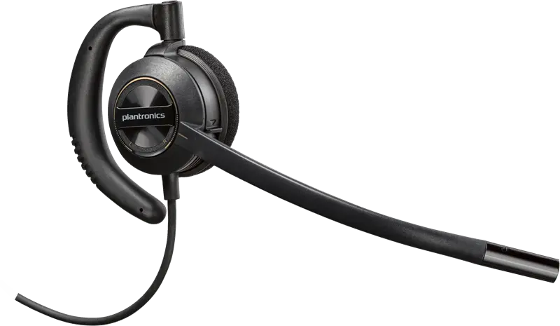 HP Poly EncorePro 530 Headset + Quick Disconnect Schwarz