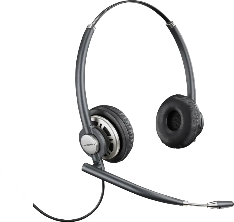 HP Poly EncorePro 720 binaurales Headset + Quick Disconnect Schwarz