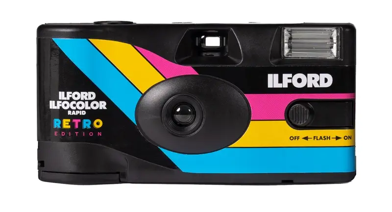 Ilford IlfocolorDisposable Color Film Camera (35 mm Roll Film, 27 Exposures)