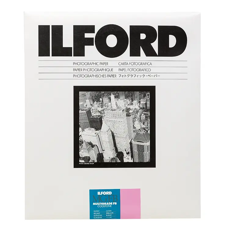 Ilford Multigrade FB Cooltone 1K (glänzend) - 12,7 x 17,8cm (100 Blatt)
