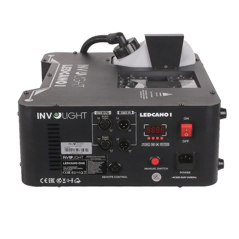 Involight LEDCANO ONE professionelle Nebelmaschine mit vertikalem und horizontalem Ausstoß