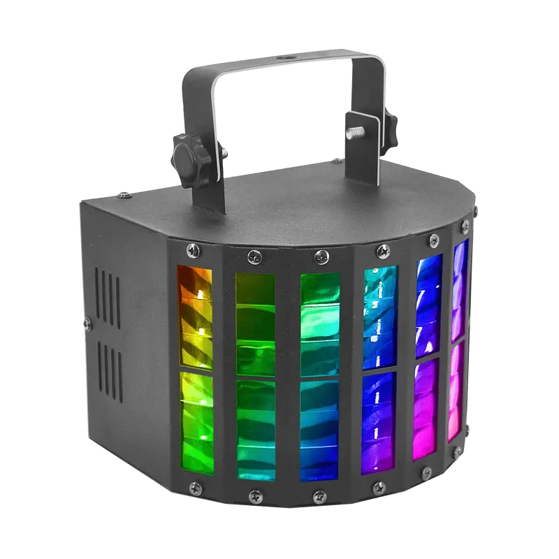 Involight "VENTUS II" LED Derby Effekt mit 9 x 3 Watt RGB-LEDs und IR-Fernbedienung