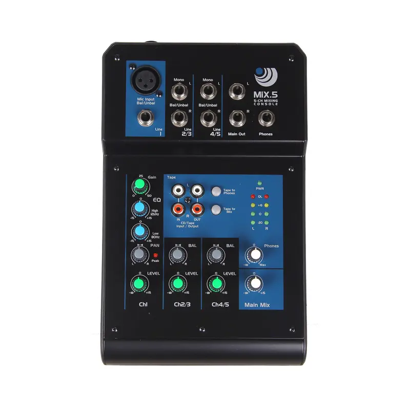 INVOTONE MIX.5 kompakter 5-Kanal-Mixer