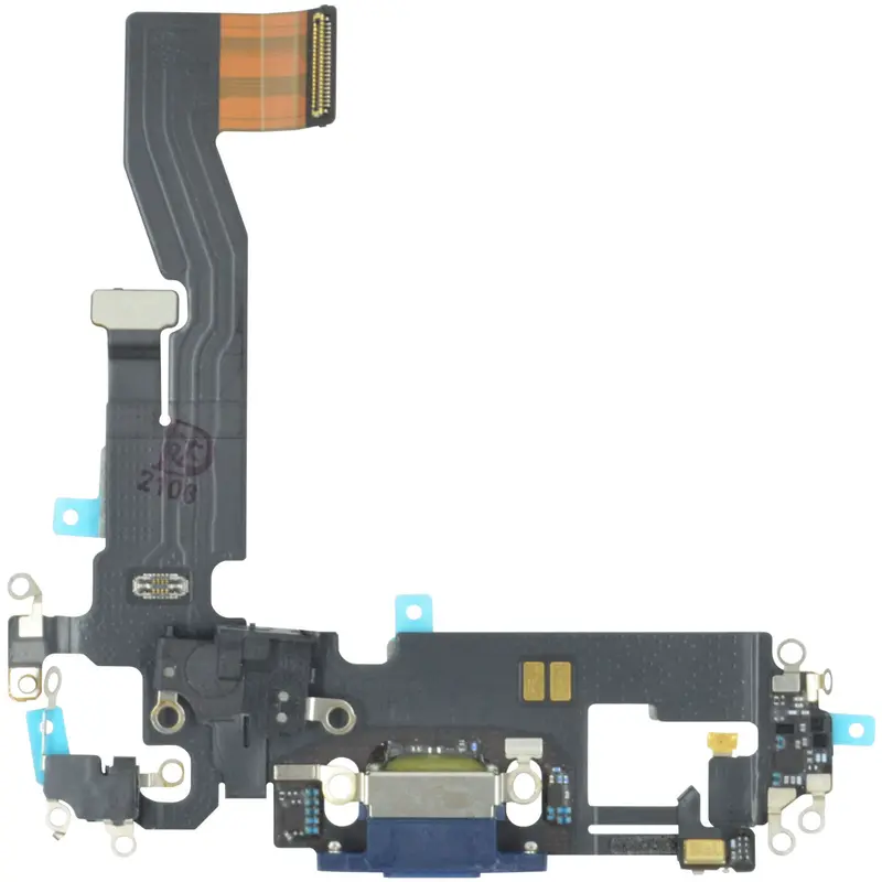 iPhone 12 Lightning Ladebuchse Chargeflex Dockconnector blau