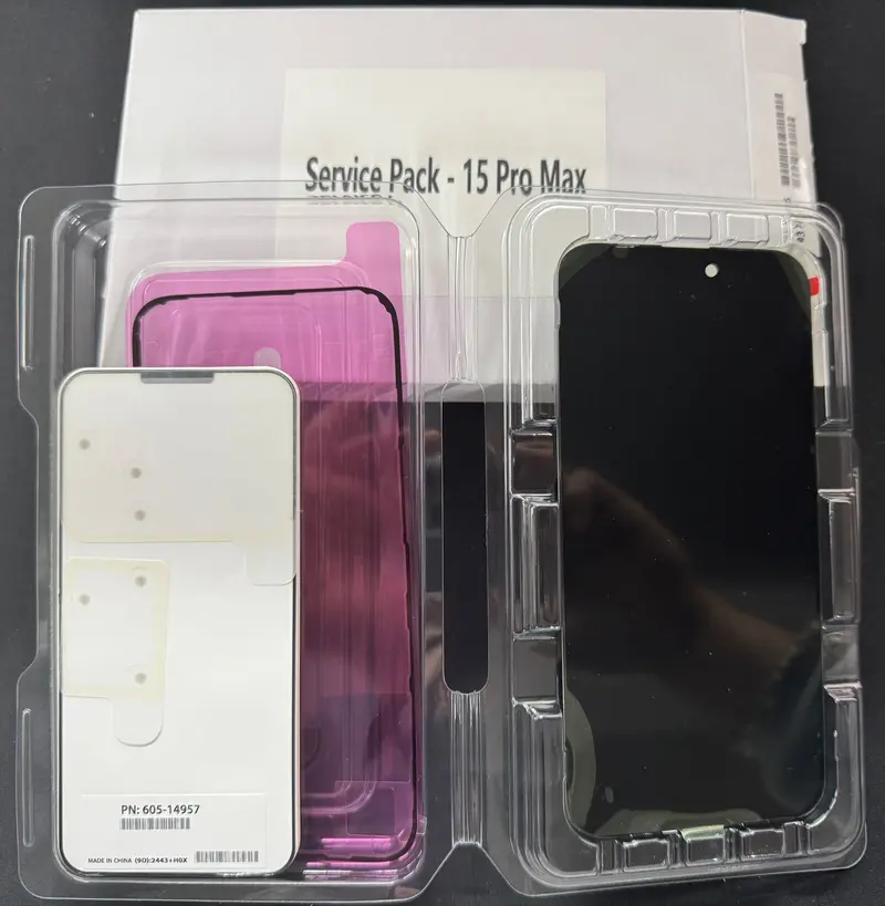 iPhone 15 Pro Max Displayeinheit mit Sensorflex Service Pack *iOS 18 Konfiguration*