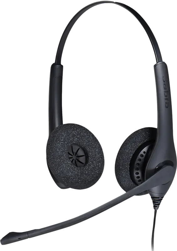 Jabra BIZ 1500 Duo Headset Schwarz