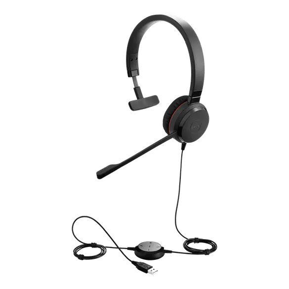 Jabra EVOLVE 30 MS Mono Headset Schwarz