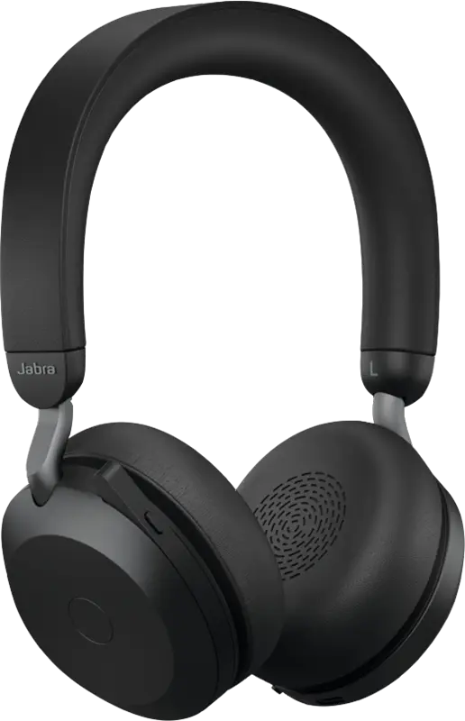 Jabra Evolve2 75 UC Duo Headset + Ladestation Schwarz